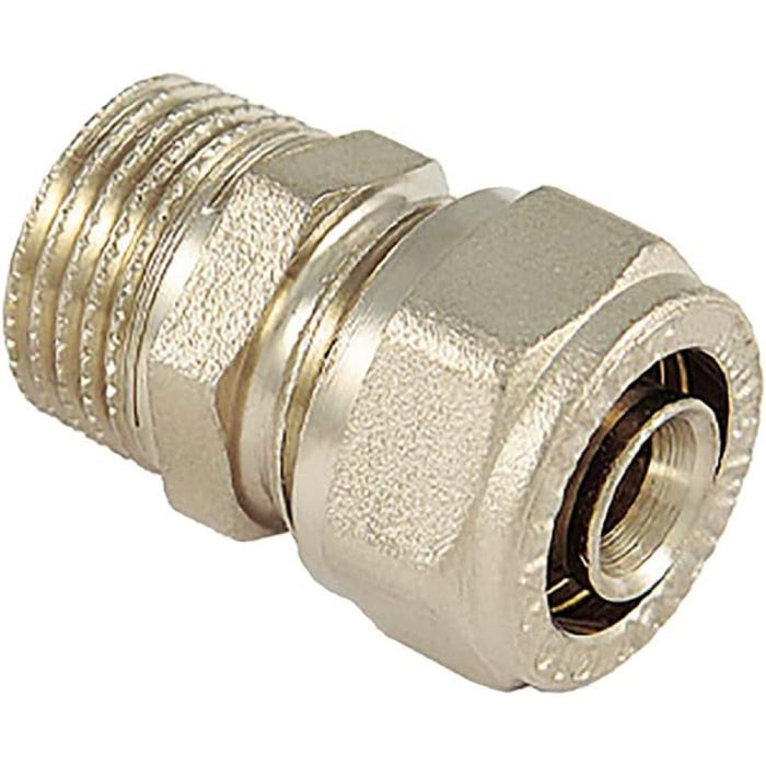 Raccordo diritto m.20x1/2 x multistrato 5 pz