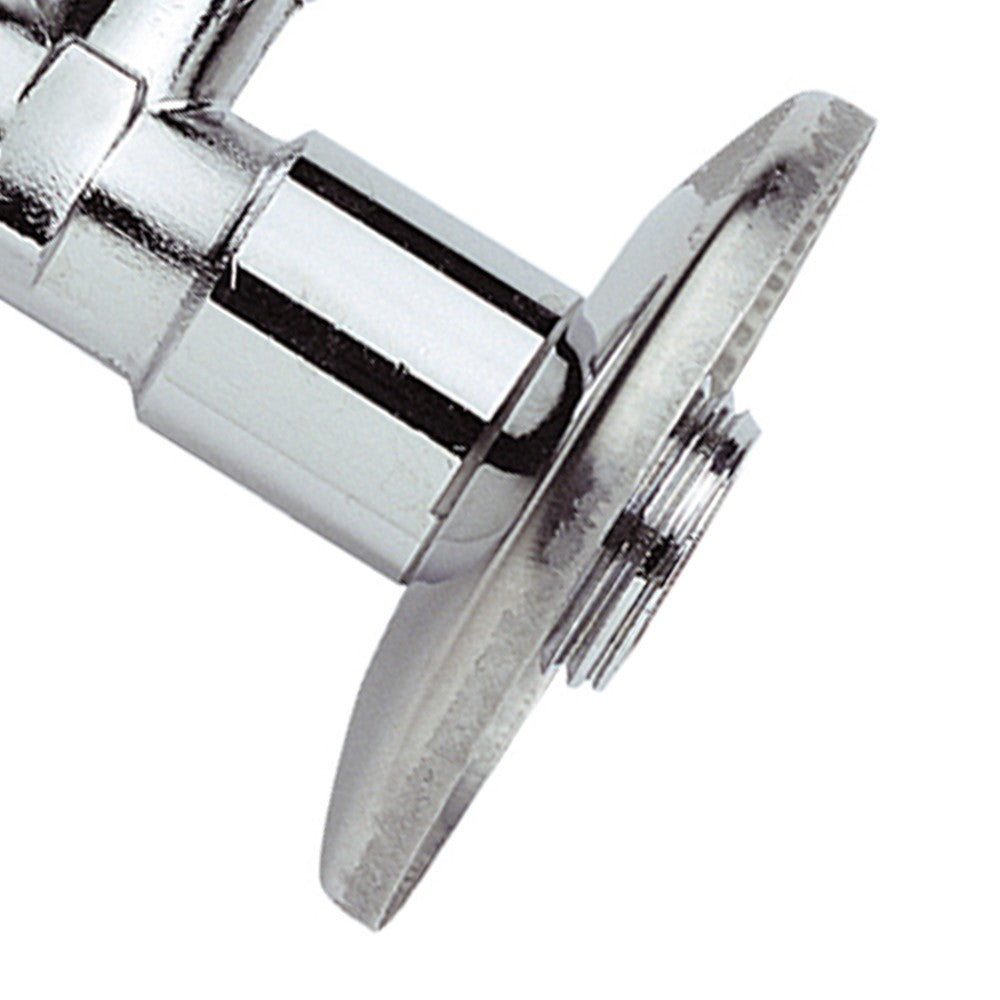 Rubinetto sottolavabo 1/2x1/2 con rosetta inclusa