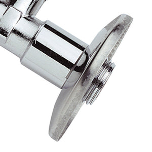 Rubinetto sottolavabo 1/2x1/2 con rosetta inclusa