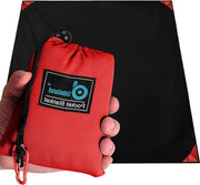 Tenda da picnic impermeabile e resistente al calore 180 x 160 cm - Resistente al sabbia - Tenda da spiaggia pieghevole per campeggio - Rosso