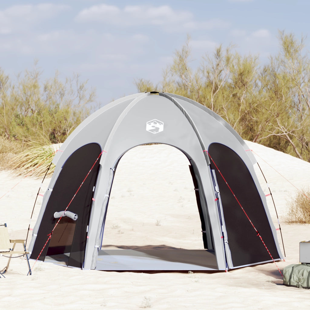Tenda da Piscina Grigia 366x305 cm Impermeabile