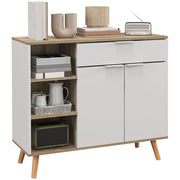 Armadio da cucina ¨C zephmum ¨C bianco 95x35x85 cm