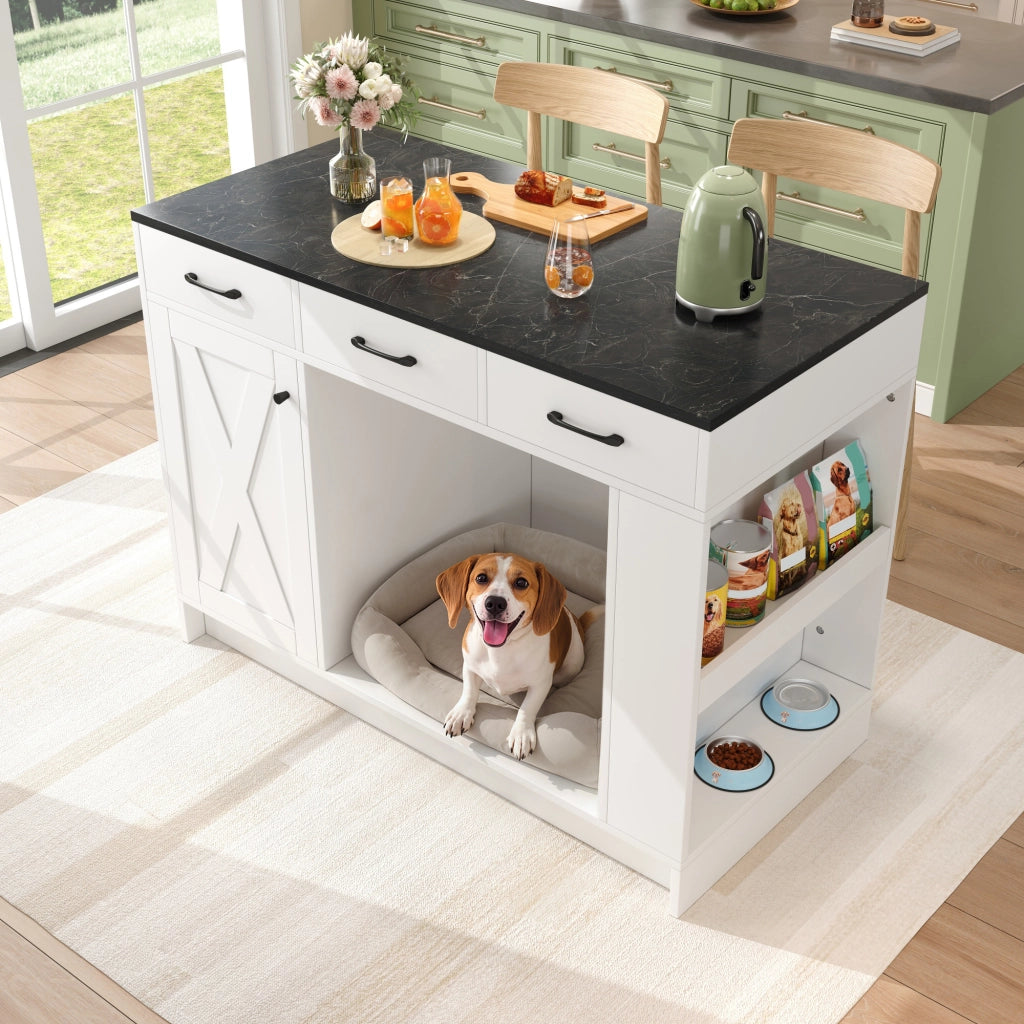 Mobile cucina con cassetti ¨C Minimal ¨C Bianco 120x60x90cm