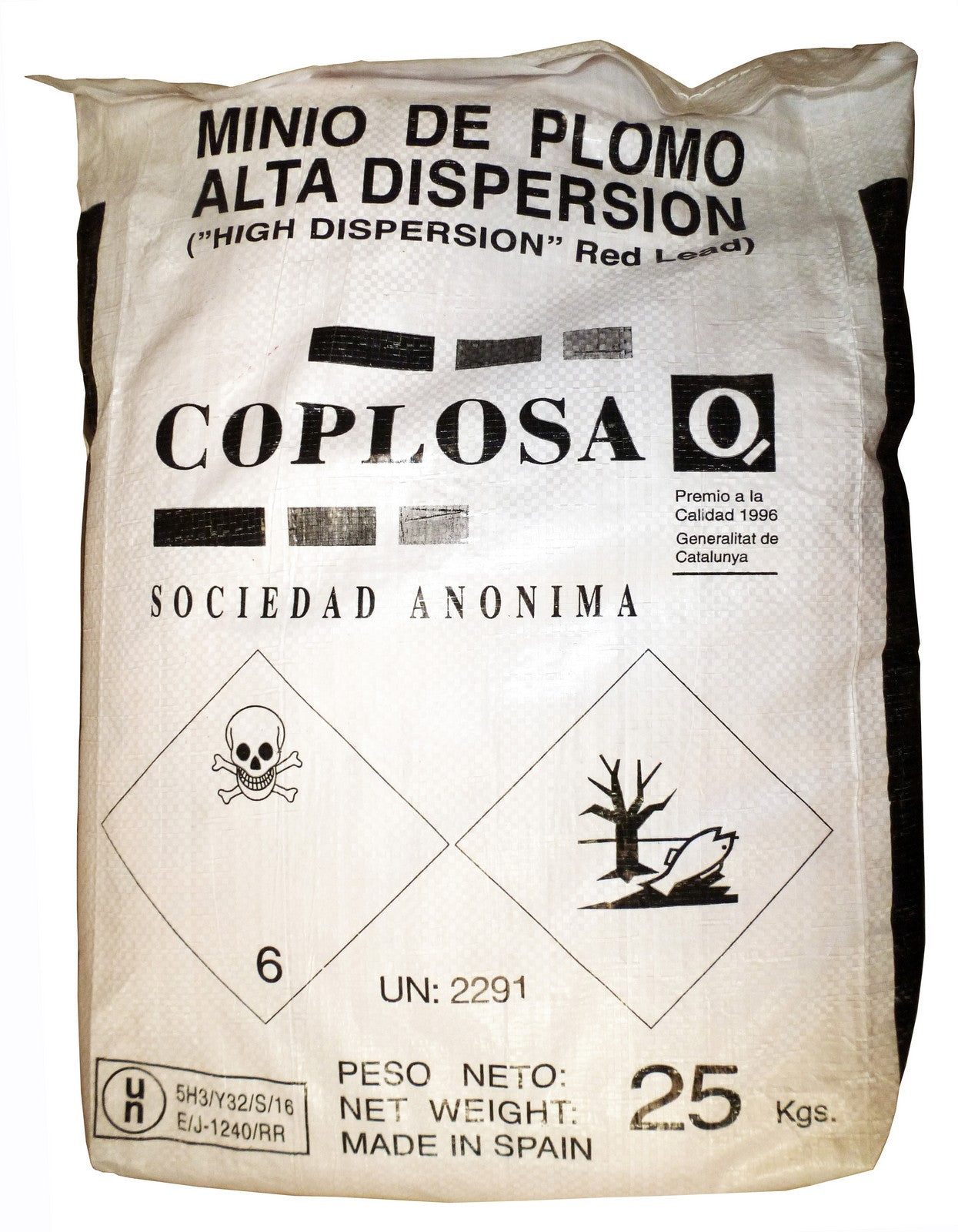 1sacco minio di piombo da kg.25 cod:ferx.23376