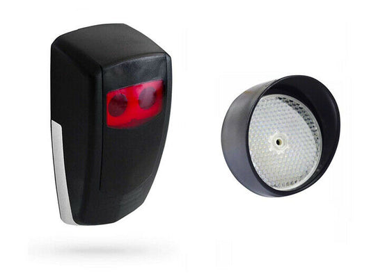 FOTOCELLULA CON CATARINFRANGENTE RIFLETTENTE 12V 24V MFE-DFM PER AUTOMAZIONE