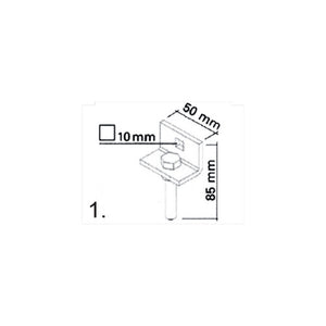 SUPPORTO REGOLABILE NORTON AUTOMAZIONE AUTOMATISMI ORIGINALE GARANZIA NUOVO