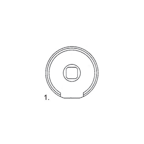 ADATTATORE TONDO RULLO Ø50MM NORTON AUTOMAZIONE AUTOMATISMI ORIGINALE GARANZIA