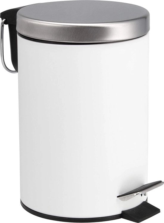 Pulitore di pavimento, contenitore di rifiuti, con abbattimento automatico, 3 l (bianco)