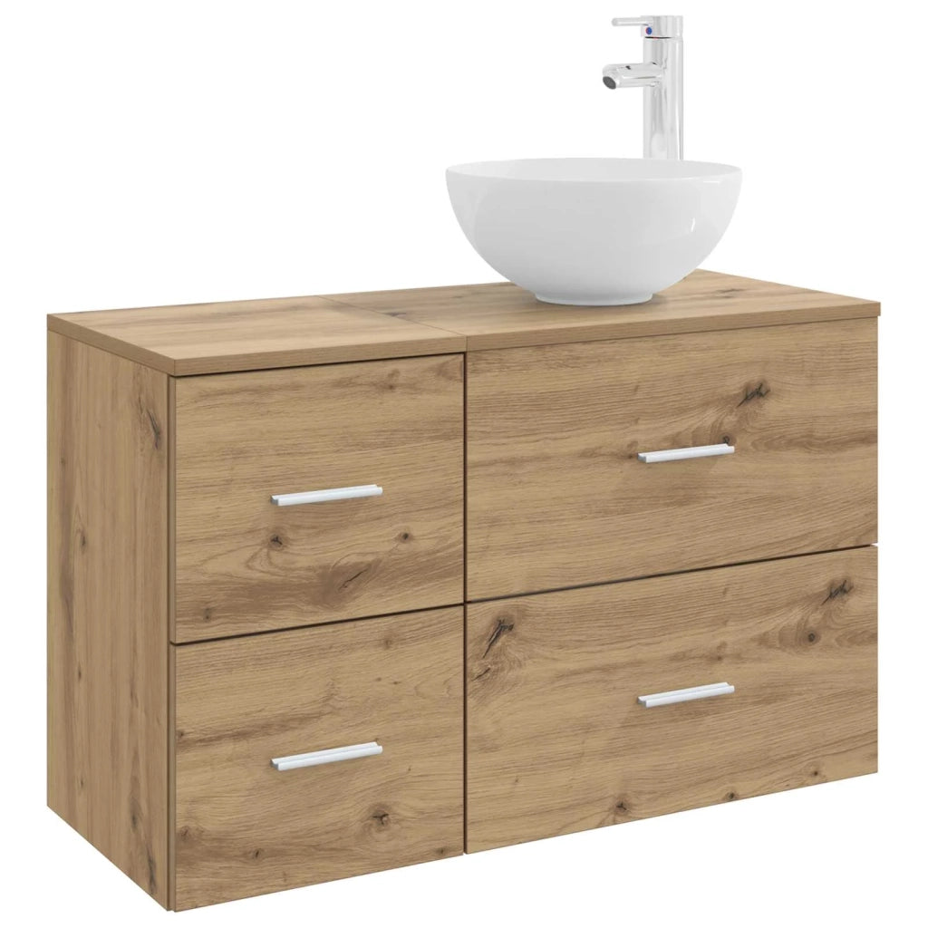 Set di mobili per il bagno 2 pcs Rovere Artigianale 3403951