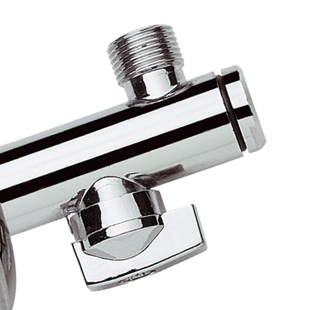 Rubinetto sottolavabo con filtro con rosetta in ottone cromato