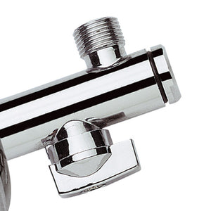 Rubinetto sottolavabo con filtro con rosetta in ottone cromato