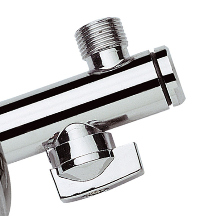 Rubinetto sottolavabo con filtro con rosetta in ottone cromato