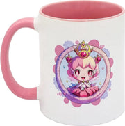 Tazza Ceramica per Ragazze Donne Bambine - Bianca Compleanno Caffè Tazza Ceramica - Regalo Divertente per Amanti dell'Anime - Tazza Caffè e Tè