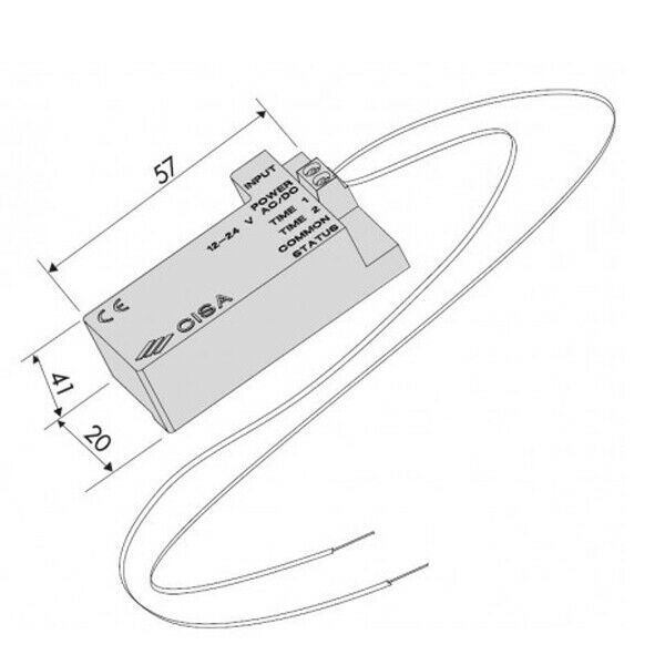 MODULO BOOSTER CISA 07022-00-0 PER ELETTROSERRATURA SERRATURA ELETTRIKA