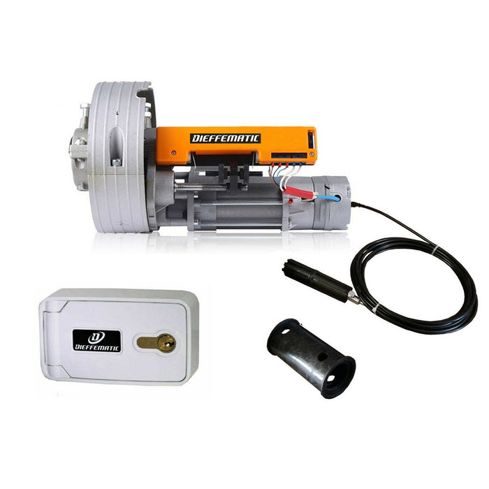 MOTORE PER SERRANDA CON ELETTROFRENO 140 KG D. 200 60 48 CON BLINDINO DI SBLOCCO