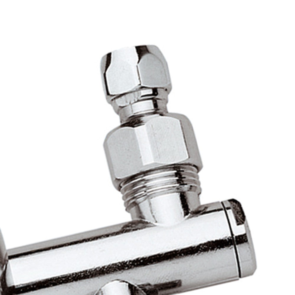 Rubinetto sottolavabo con filtro e snodo e rosetta