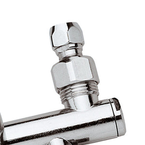 Rubinetto sottolavabo con filtro e snodo e rosetta