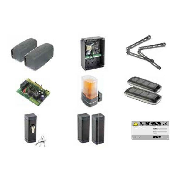 KIT AUTOMAZIONE PER CANCELLI A BATTENTE GIBIDI KIT ART5000 K351/BFSLT ORIGINALE