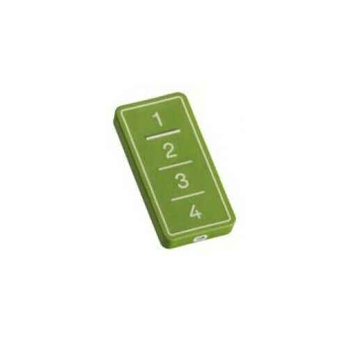 TRASMETTITORE ROLLING CODE E COPIA 4CH LIME GREEN B&B FACILE 433 F0-TX4-FV-433