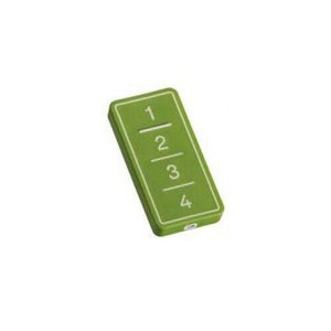 TRASMETTITORE ROLLING CODE E COPIA 4CH LIME GREEN B&B FACILE 433 F0-TX4-FV-433