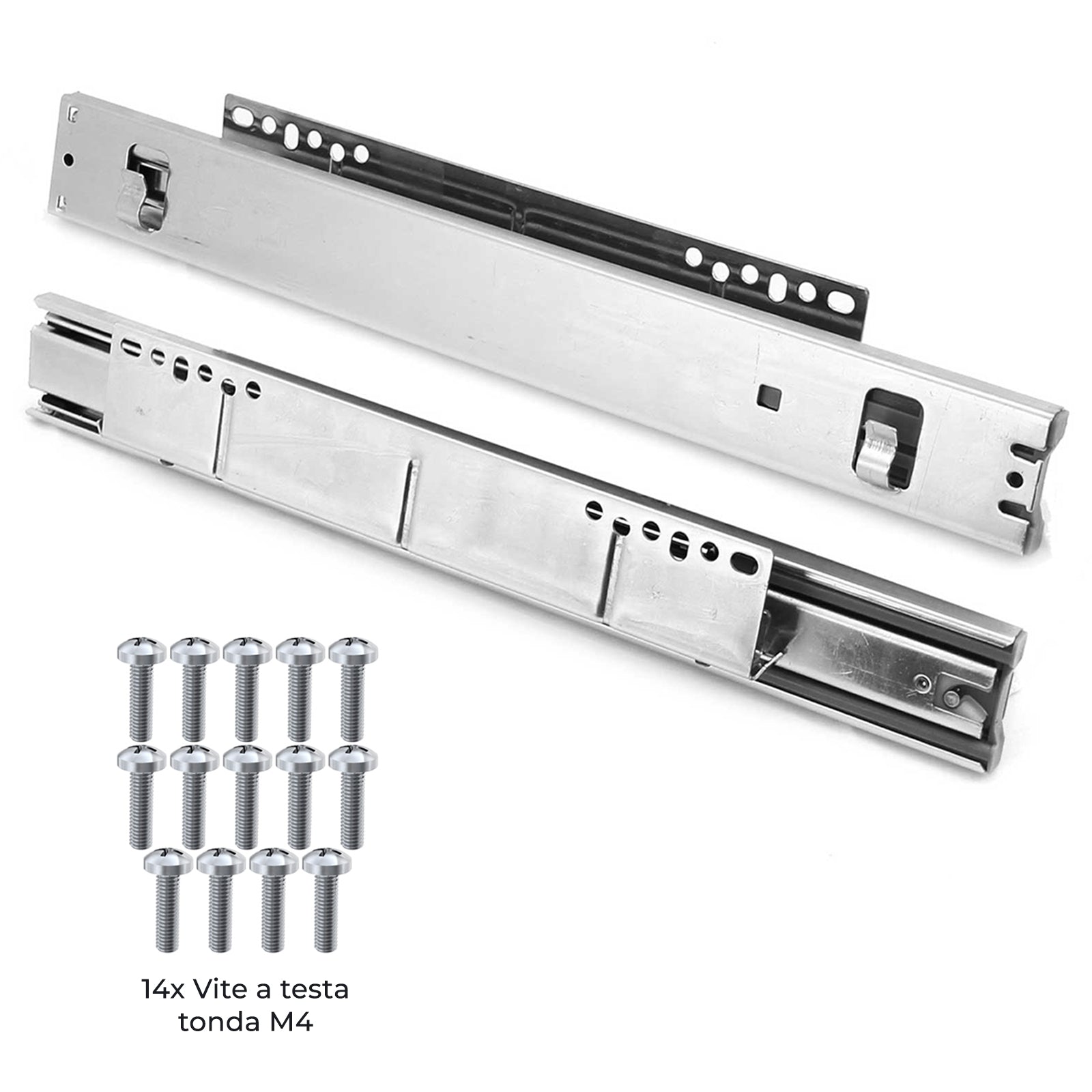 Tirare Fuori Cestini in Acciaio da Cucina Cestelli Organizzazione Credenza da 50cm