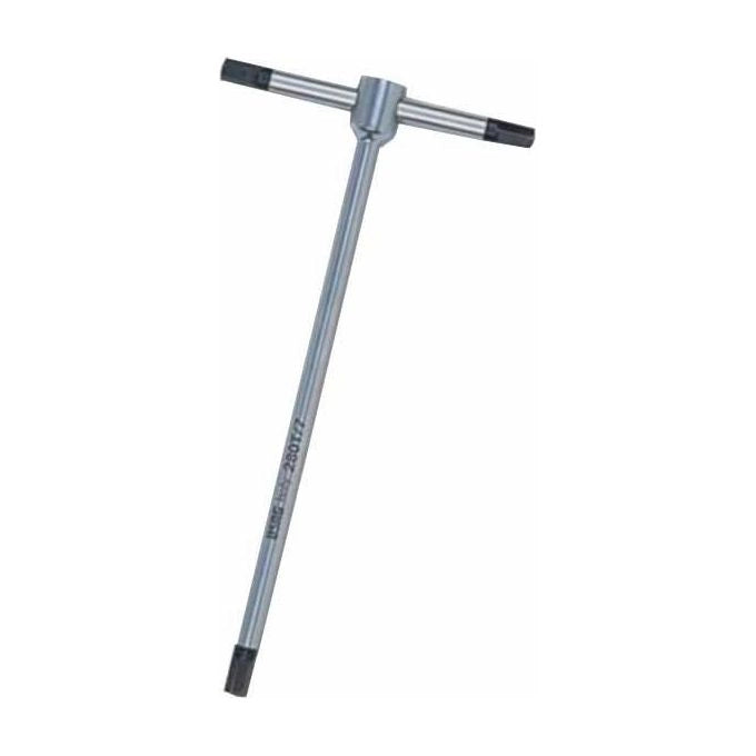 USAG 85230-22 280 T Chiave a T a Brugola 9 mm Lunghezza 280 mm Acciaio Cromato con Estremita' Brunite colore Nero