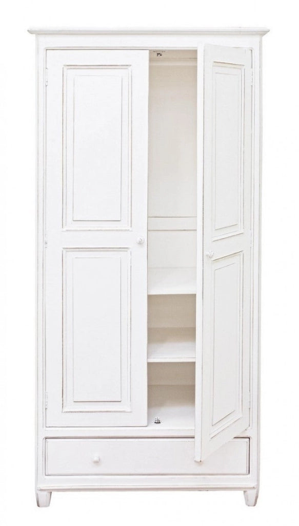 Mobile Armadio 90x55x190 cm 2 Ante 1 Cassetto Colette