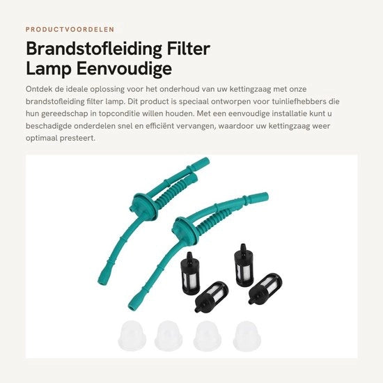 Condotti per carburatore - Installazione semplice - Filtro - Bocchette di carburatore - Produzione professionale - Materiale duraturo - Efficienza lavorativa migliorata - Componenti catena a ingranaggi