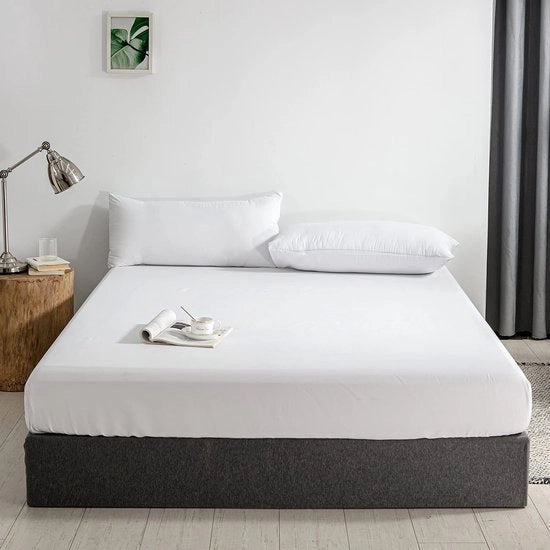 Lenzuola da letto Hoeslaken 160x200 cm - Zuppe extra profonde - Respiranti - Soffici - Pieno di piani - Lavabili in macchina - Biancheria da letto