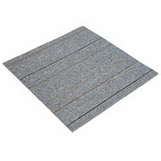 Piastrella per Tappeto Grigio chiaro con strisce 50 x 50 cm CFW6191081