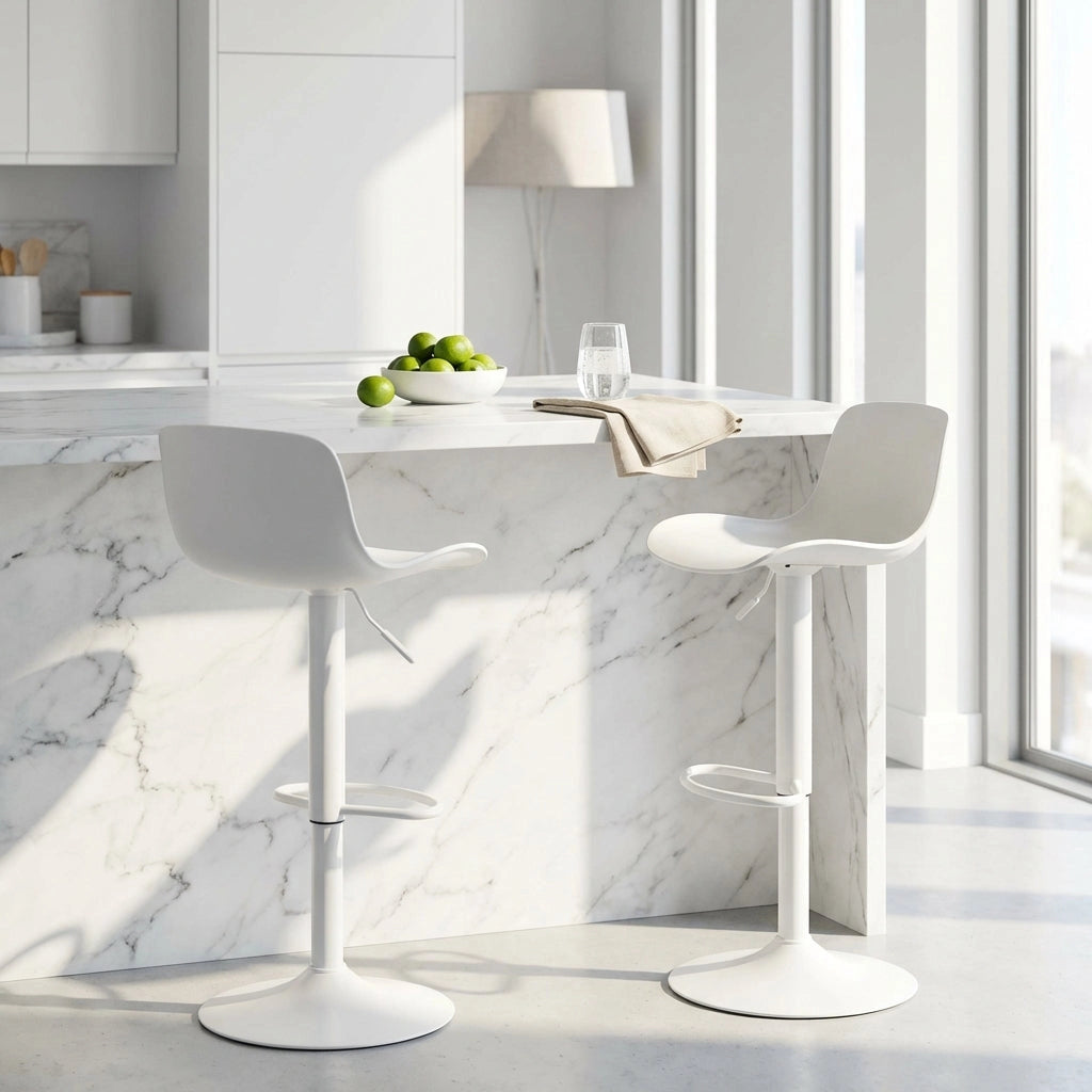 Sgabello alto in Plastica cm 44x45x102 5 - ZANE