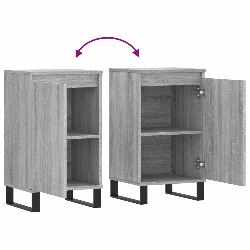 Credenza Grigio Sonoma 40x35x70 cm in Legno Multistrato 831080
