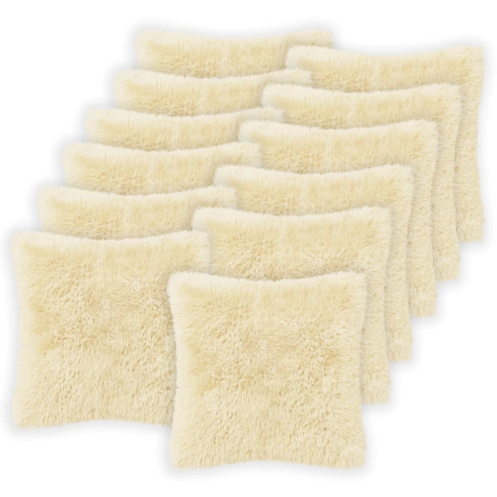 Federa 12 pcs HEERLEN Crema 50 x 50 cm Fleece PV 911088