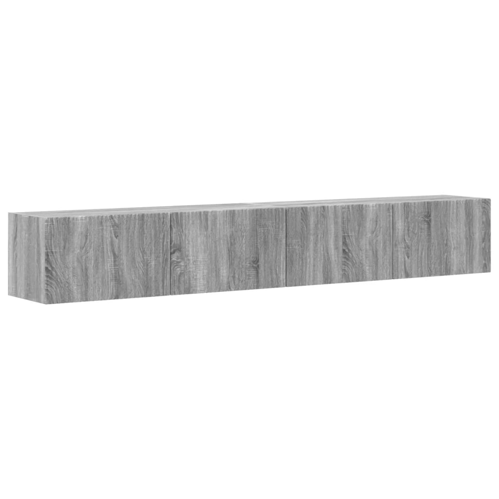 Mobile TV da parete 2 pcs Grigio Sonoma 98 x 31 x 29,5 cm
