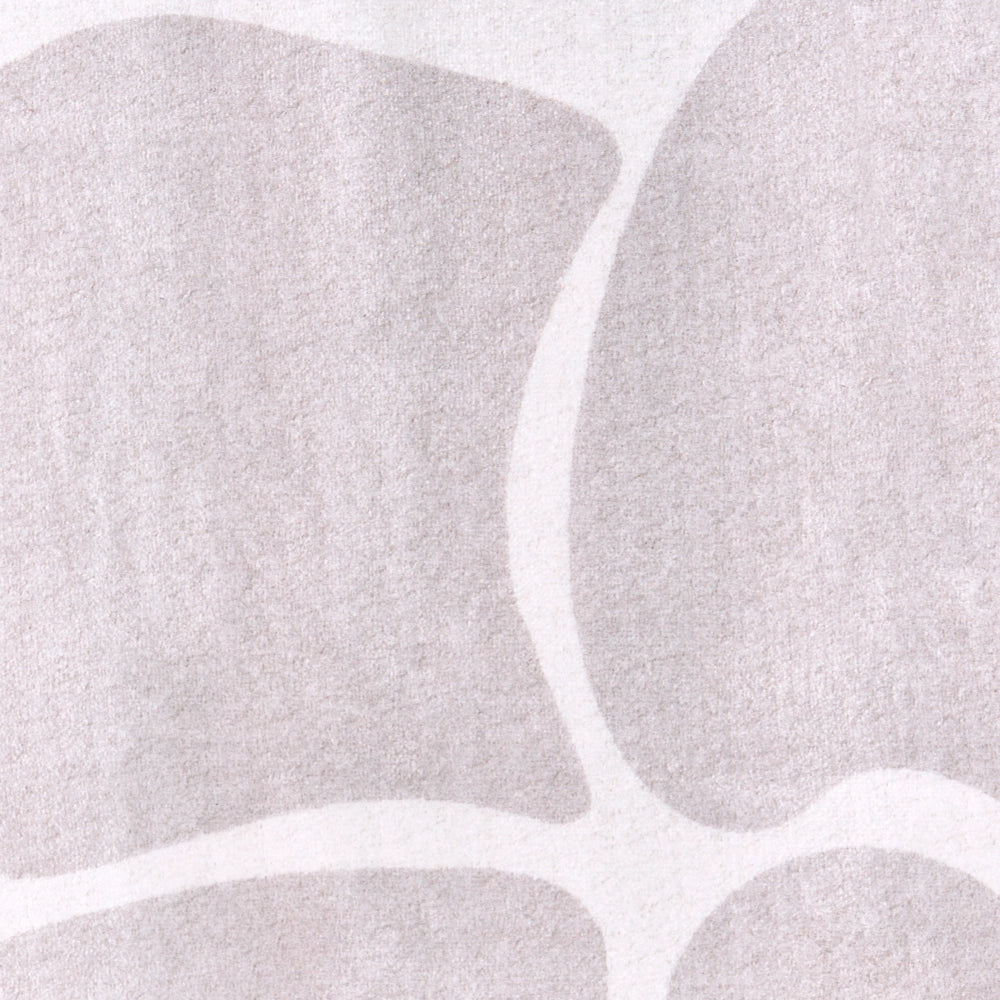 Tappeto Beige Tessuto 160 x 230 cm Motivo floreale Soggiorno Camera da letto Fondo antiscivolo per riscaldamento a pavimento
