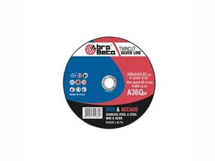 DISCHI DA TAGLIO SOTTILE ACCIAIO E INOX Ø MM.115- - ø mm.115x1,6 foro 22,2 per acciaio e inox - 50 confezione ABRABETA