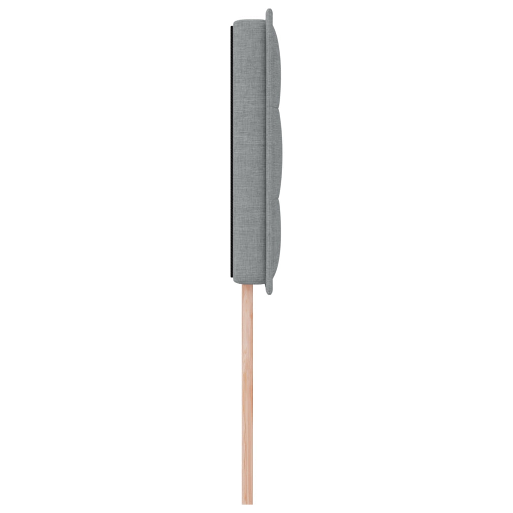 Testata LED Design Lines Grigio chiaro 80 cm Tessuto
