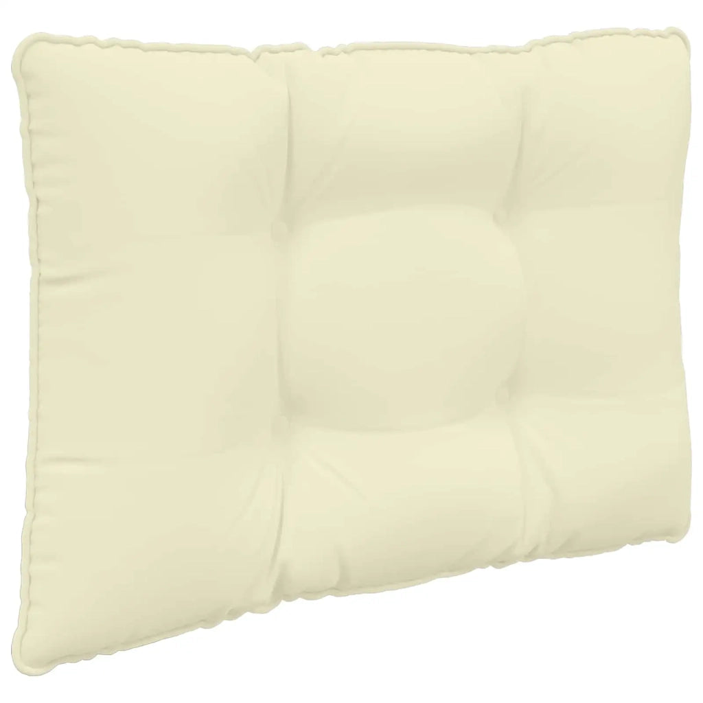 Cuscino per divano da esterno 2 pcs Crema Poliestere
