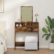 Tavolo da Trucco Rovere fumé 79 x 41 x 140 cm Legno multistrato 865140