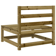 vidaXL Set Divani da Giardino 7 pz in Legno Impregnato di Pino