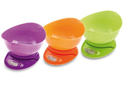 Bilancia da cucina digitale con piatto color 5 kg div.1 gr 3 Colori