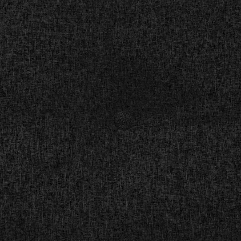 Cuscino per Schiena Nero 160 x 24 x 50 cm Tessuto 42014530