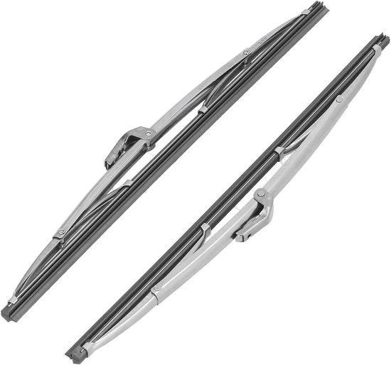 Vetrata universale per auto da stagione, 12in/30.48cm, lamiera in acciaio inossidabile, per wiper per parabrezza.