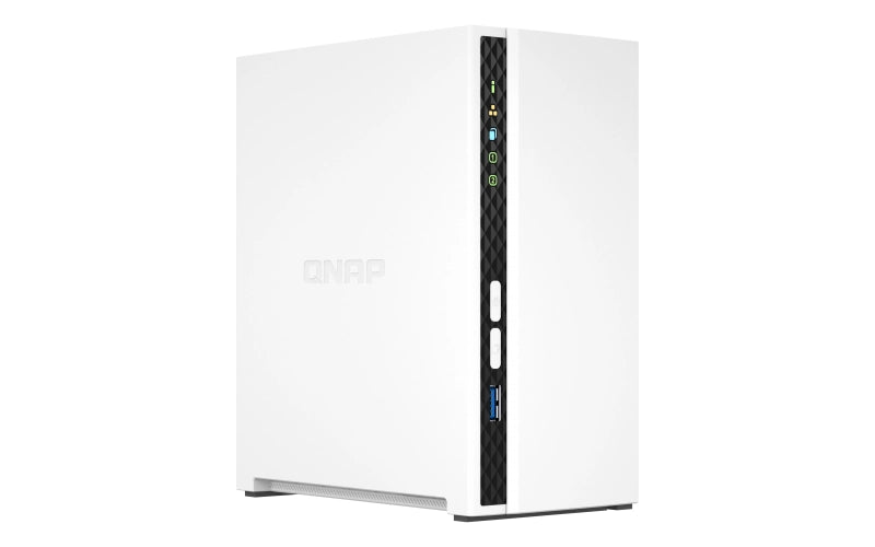 Qnap ts-233 server nas e di archiviazione tower arm cortex-a55 2 gb 0 tb qnap qts bianco - QNATS233