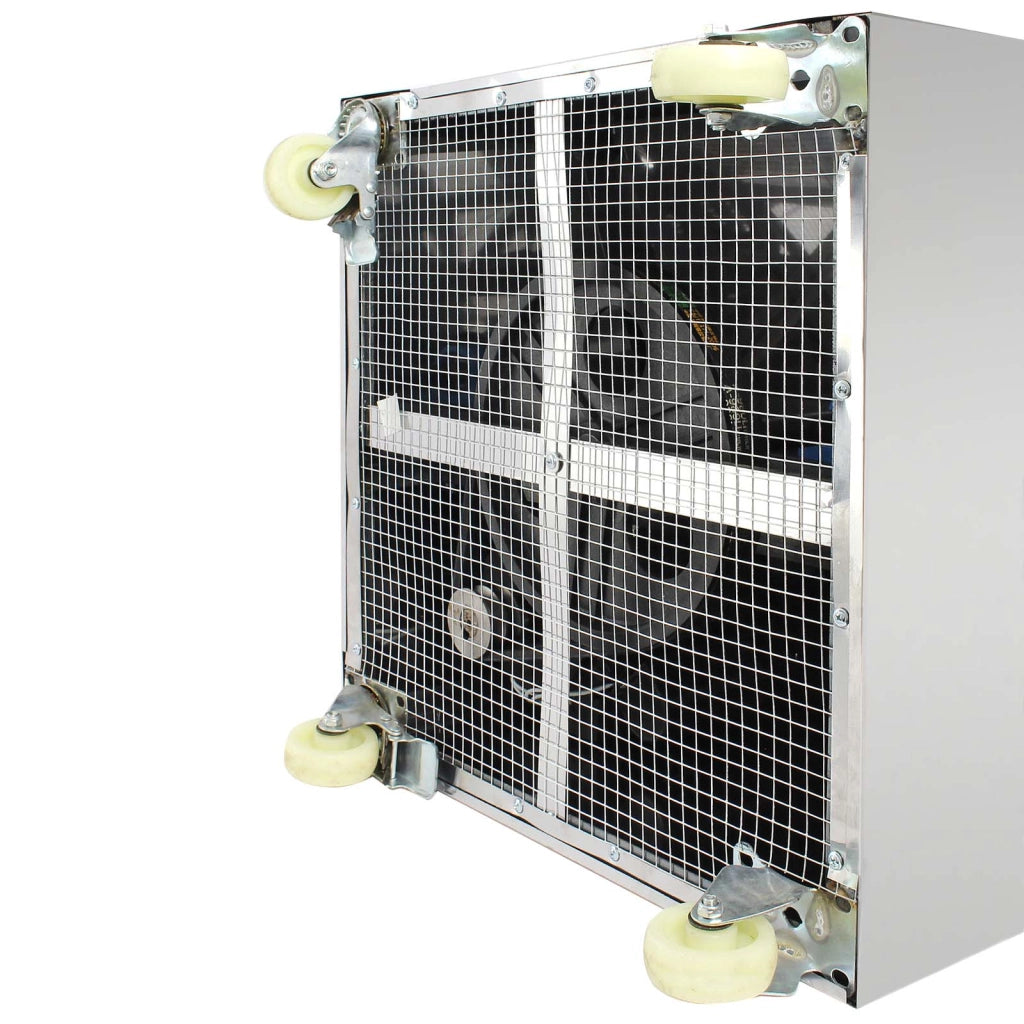Fudajo Spiumatrice elettrica 1500 w, Spennapolli con tamburo in acciaio inox Ø 50cm 130 dita