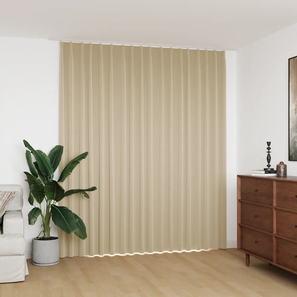 TendaOscurante con Ganci Beige 290x245 cmcod mxl 72963