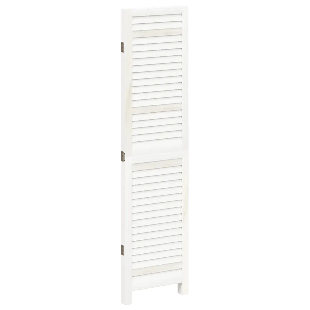 Divisorio Ambienti | Divider per stanze | Paravento 3Pannelli Bianco Legno Massello di Paulownia