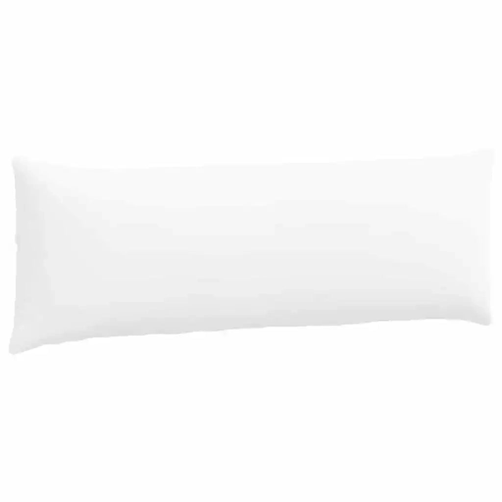 Cuscini da Divano 2 pcs Bianco 120 x 40 cm Tessuto