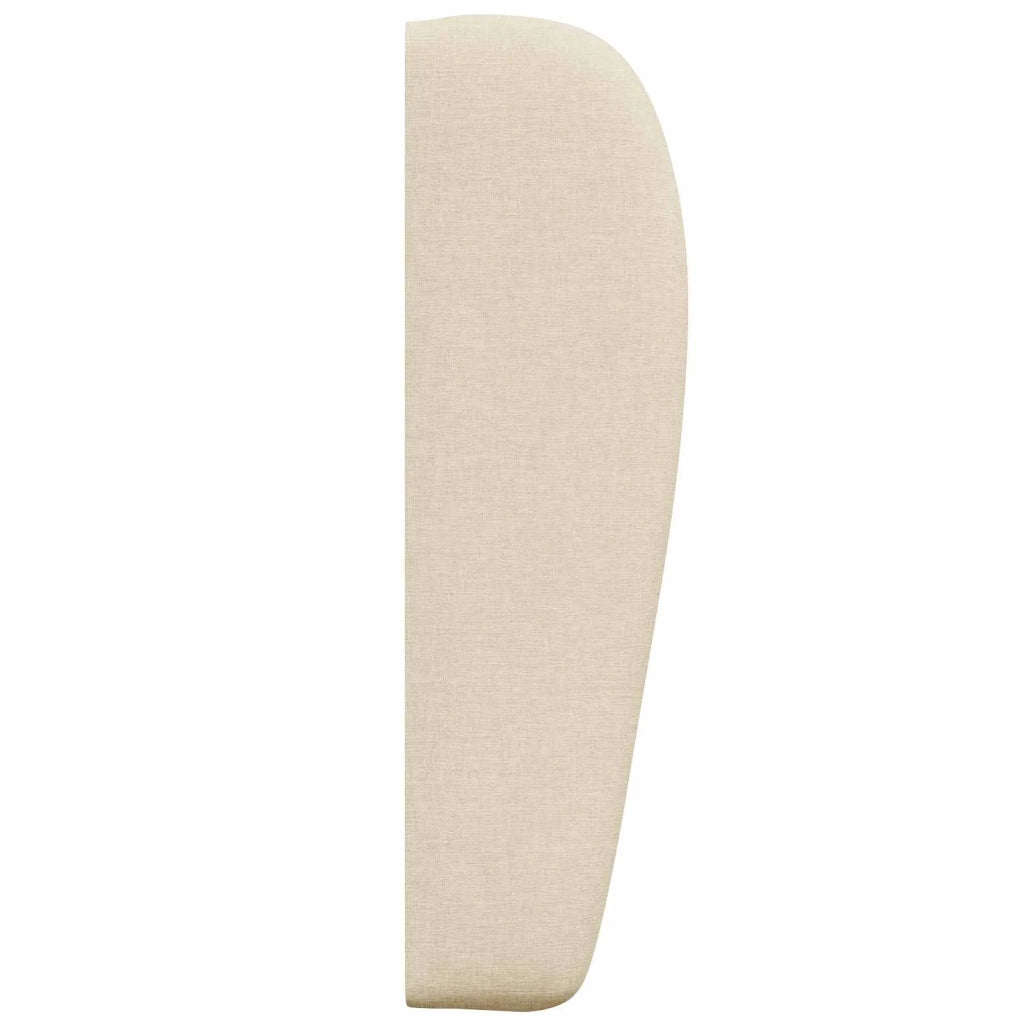 Orecchia della Testata Crema 80 x 23 x 6 cm Tessuto CFW9552493