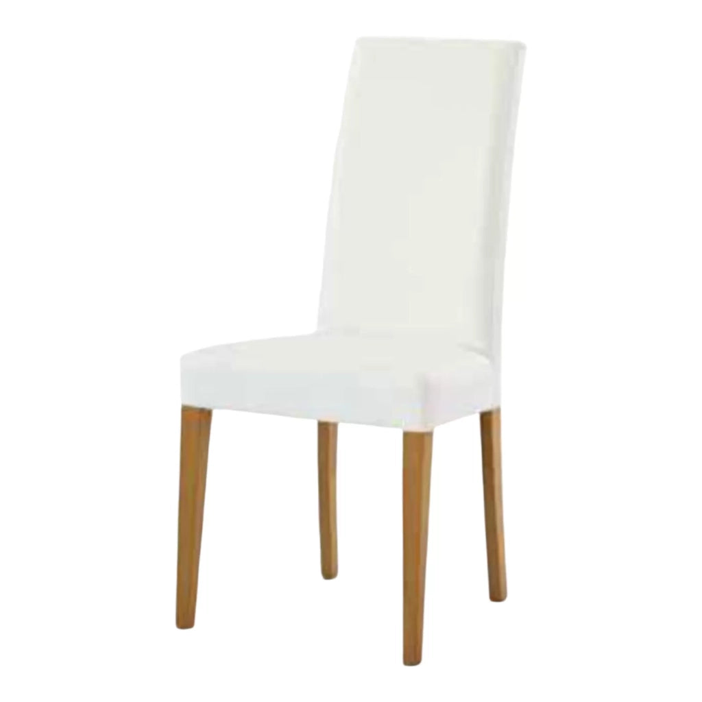 Set 2 sedie moderne legno ecopelle imbottita bianco (615) - Mobili 2G